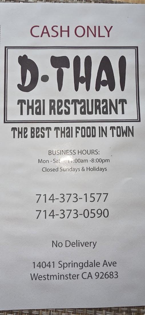 D-Thai Restaurant